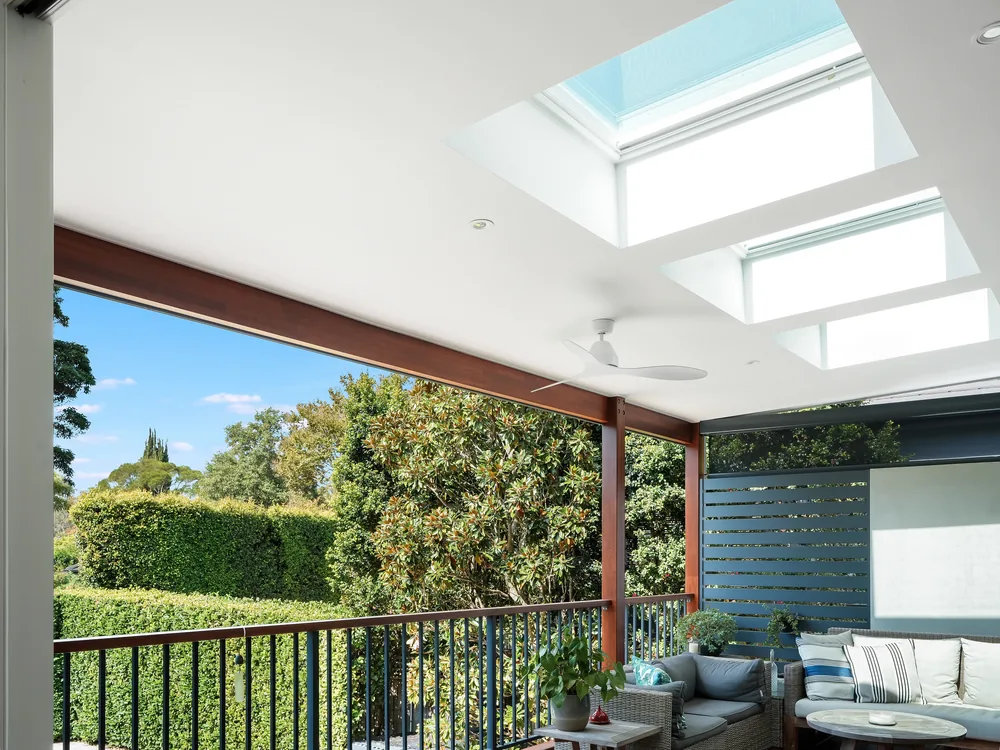 Deck skylights, Castlecrag